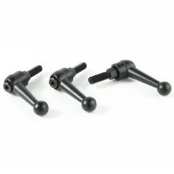 Free shipment M5 Clamping lever adjustabe handle lever arm solid handle