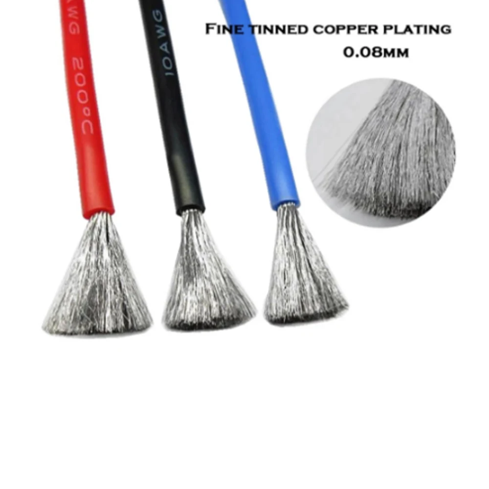 Soft Silicone Wire 30/28/26/24/22/20/18AWG Flexible Silicone Wire Cable 6 colors/Box Electrical Copper Wire for DIY Appliances