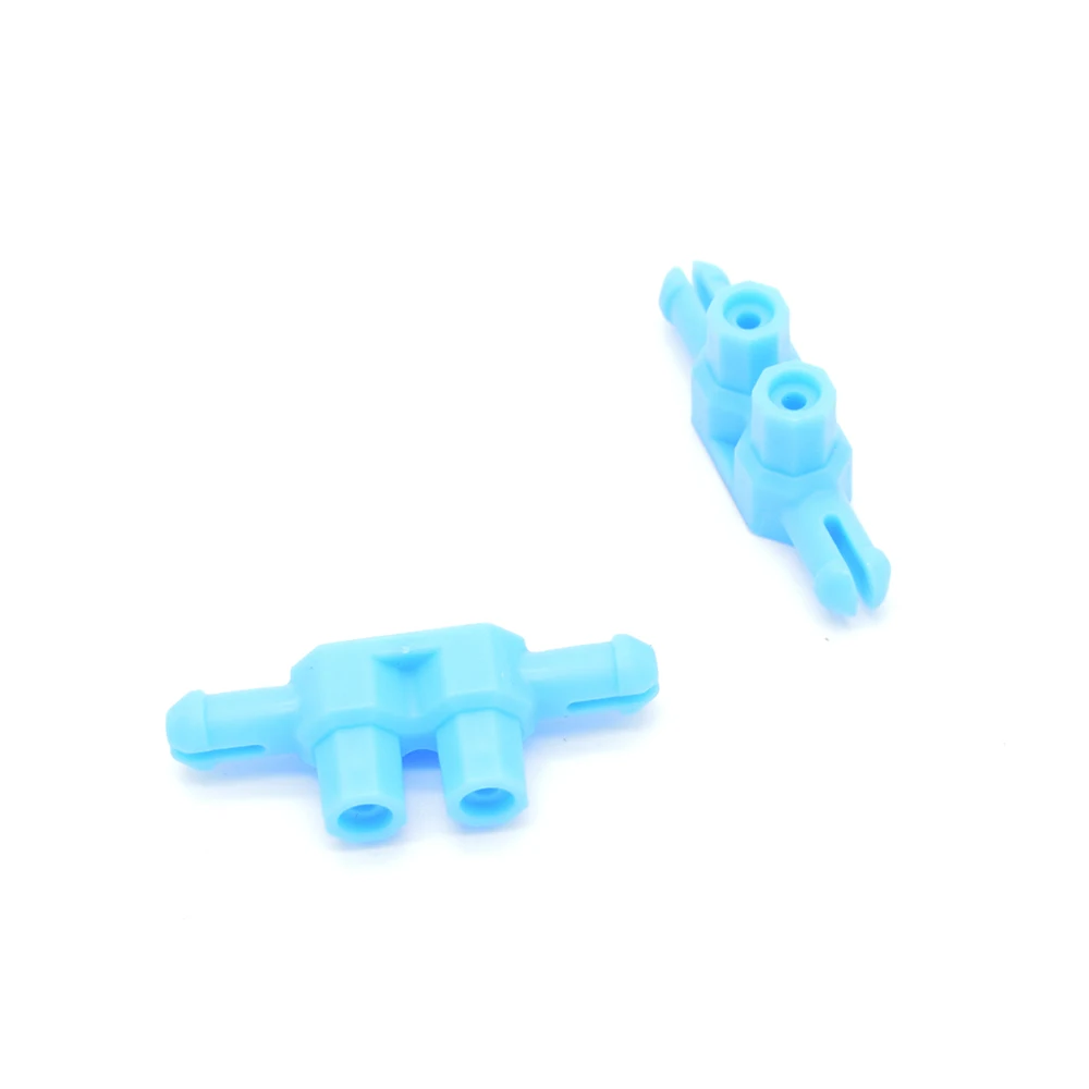 10/100pcs 41x15x10mm Double insert double column dron rc car plane robot kids toys for boys diy baby accessories montessori