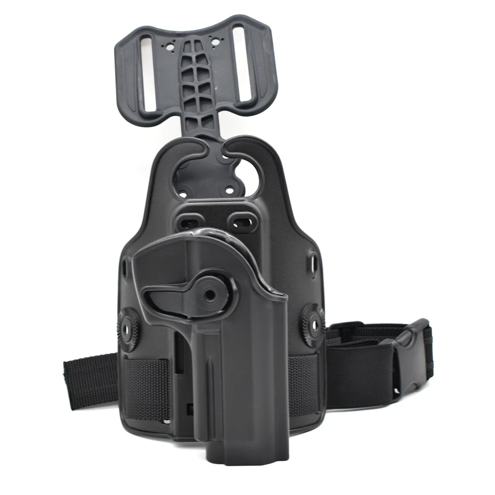 Hunting Pistol Gun Holster for BerettaM9  Tactical Shooting Drop Leg Thigh Holster Belt Clip Case