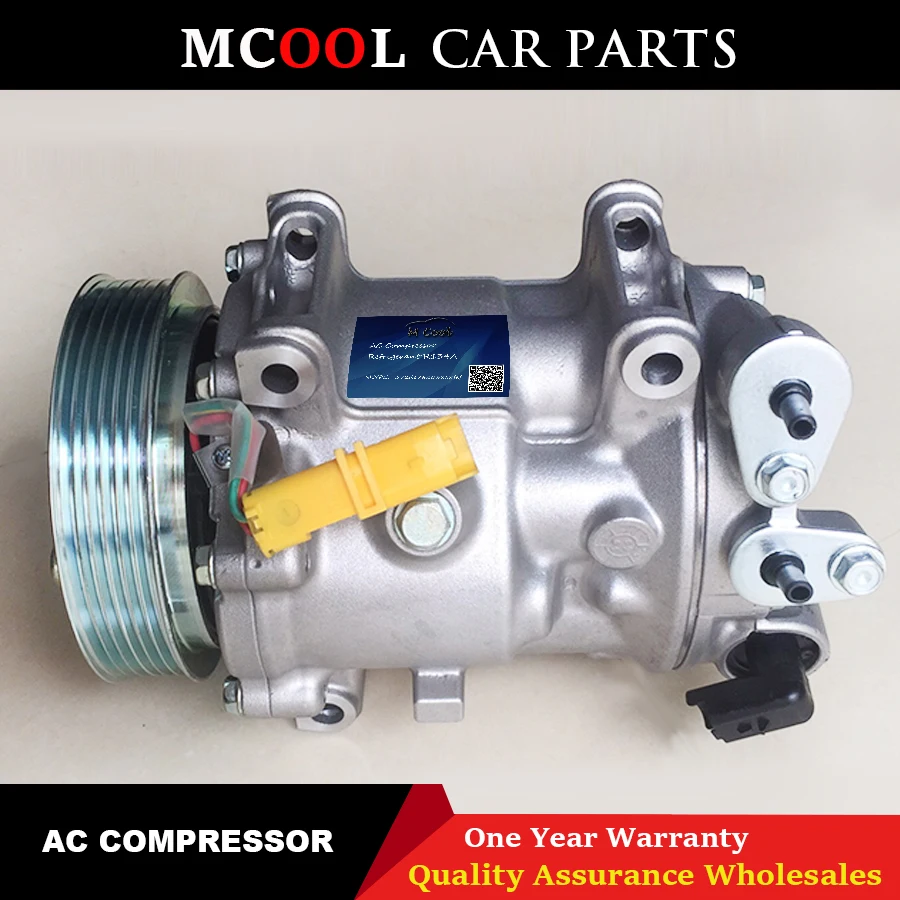 For PEUGEOT 407 607 CITROEN C5 SD7C16 Car AC Compressor 9648138680 9648238480 9656572480 9656572680 6453WZ 6453XA 6453WY 6453PN