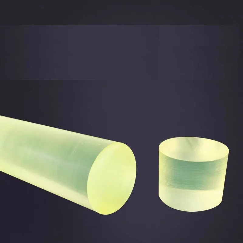 高品質イエローポリウレタンロッド建設機械puプラスチックrod10mm-55mm外径ポリウレタンバー