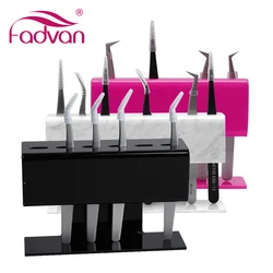 Eyelash Tweezer Storage Rack 6 Holes White/Black/Marble/Rose Eyelash Extension Tools Tweezers Stand Holder Lash Building