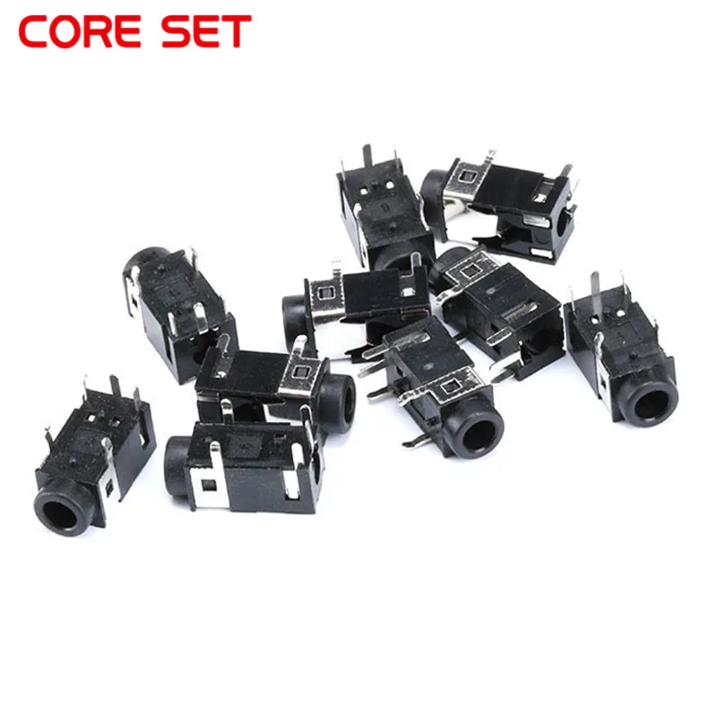 10pcs/lot PJ322 3.5mm Female Audio Connector 5 Pin SMT Headphone Jack Socket PJ-322 PCB Mount Stereo Jack