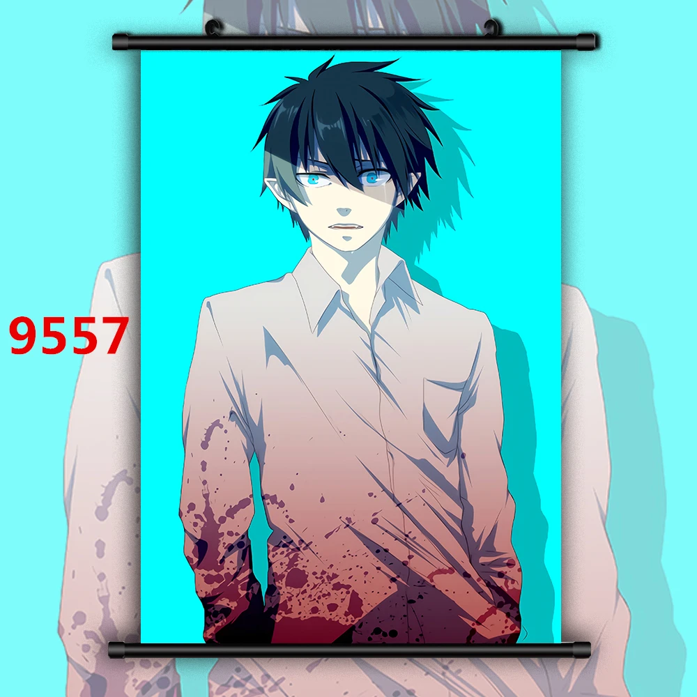 Canvas Painting Anime Posters Blue Exorcist Okumura Rin Anime Manga HD Print Wall Art Picture Decoration Home Decor