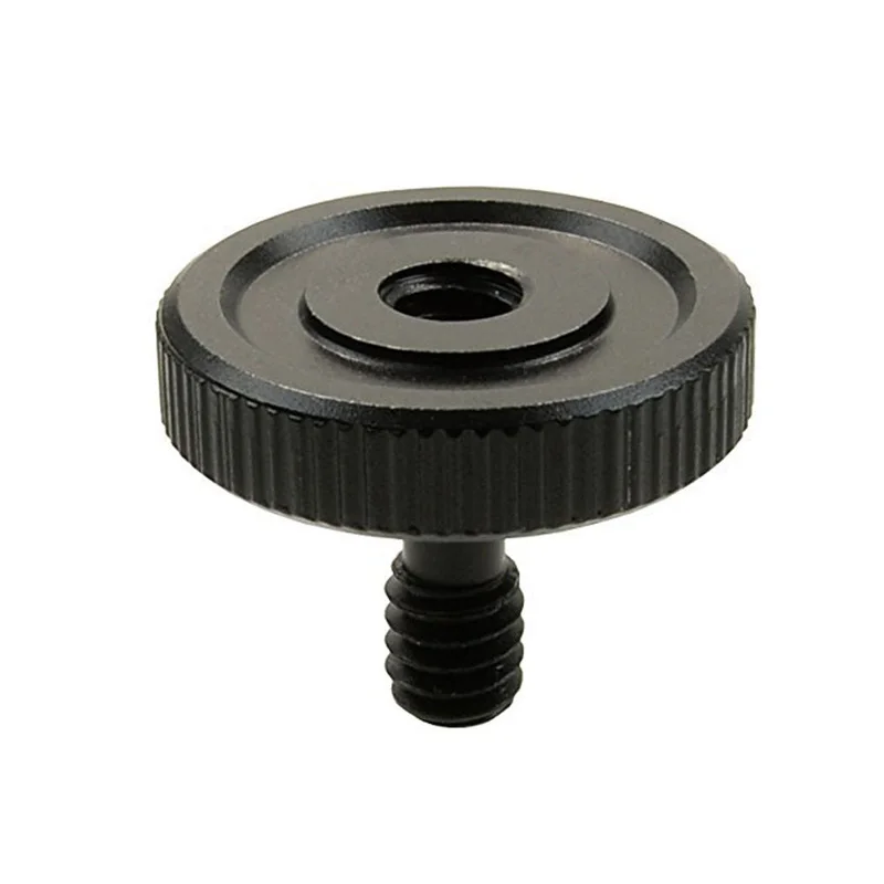 Adaptateur de vis noir 1/4 mâle à 1/4 femelle pour trépied d'appareil photo, support de Type L, meilleure Promotion Offre Spéciale