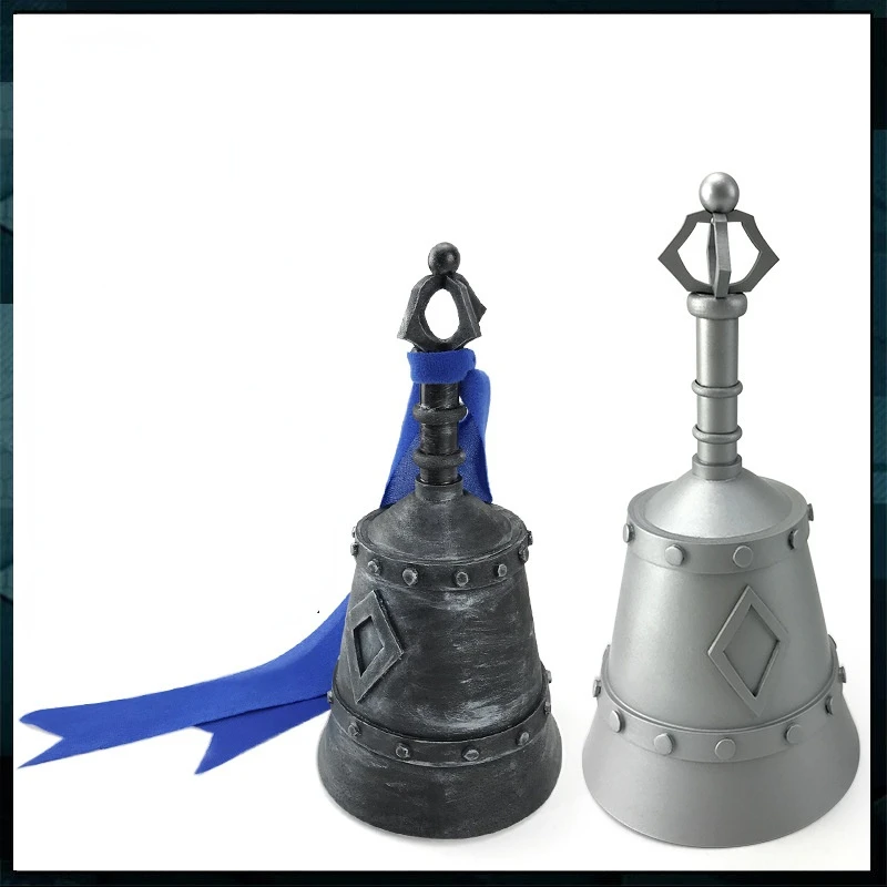 

2021 Arknights Cosplay Props Japanese Game Figue Pramanix Auxiliary Bell Ring Weapons Hand Accessories Women Men Costume Prop