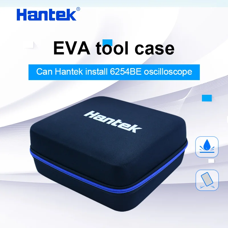 Hantek EVA Tool Case Mesh Pocket Tool Bag For Hanteck 6254BE Oscilloscope Tool Bag Pouch Bag 23*18*8*CM High Capacity EVA Bag