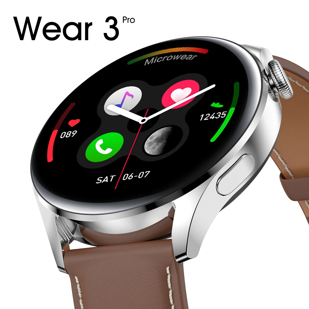 Wear3Pro Long Battery Life Sports Waterproof Heart Rate Sleep Monitoring Answer Make Calls Bluetooth Call Huawei Smart Watch