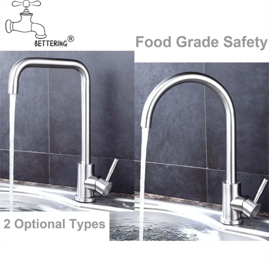 Black Kitchen Faucet Mixer Taps 360 Degree Rotation Stream Sprayer Kitchen Hot Cold Stainless Steel Basin robinets de cuisine