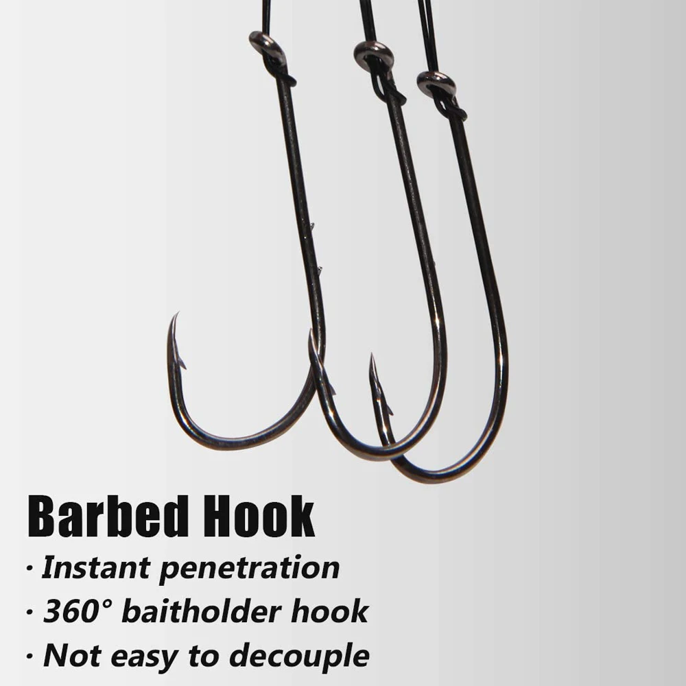 18Pcs Steel Wire Fishing Leader line with hooks 2#-2/0 Anti-bite Fishing Leader Baitholder Jig hook Pike Bass Leading Fishing - AliExpress 18 18Pcs Steel Wire Fishing Leader line with hooks 2#-2/0 Anti-bite Fishing Leader Baitholder Jig hook Pike Bass Leading Fishing - AliExpress 18