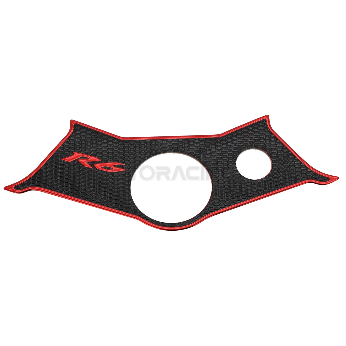 Almohadilla de calcomanía de Triple árbol para motocicleta, abrazadera superior, pegatinas de extremo frontal superior, impermeables para Yamaha YZF