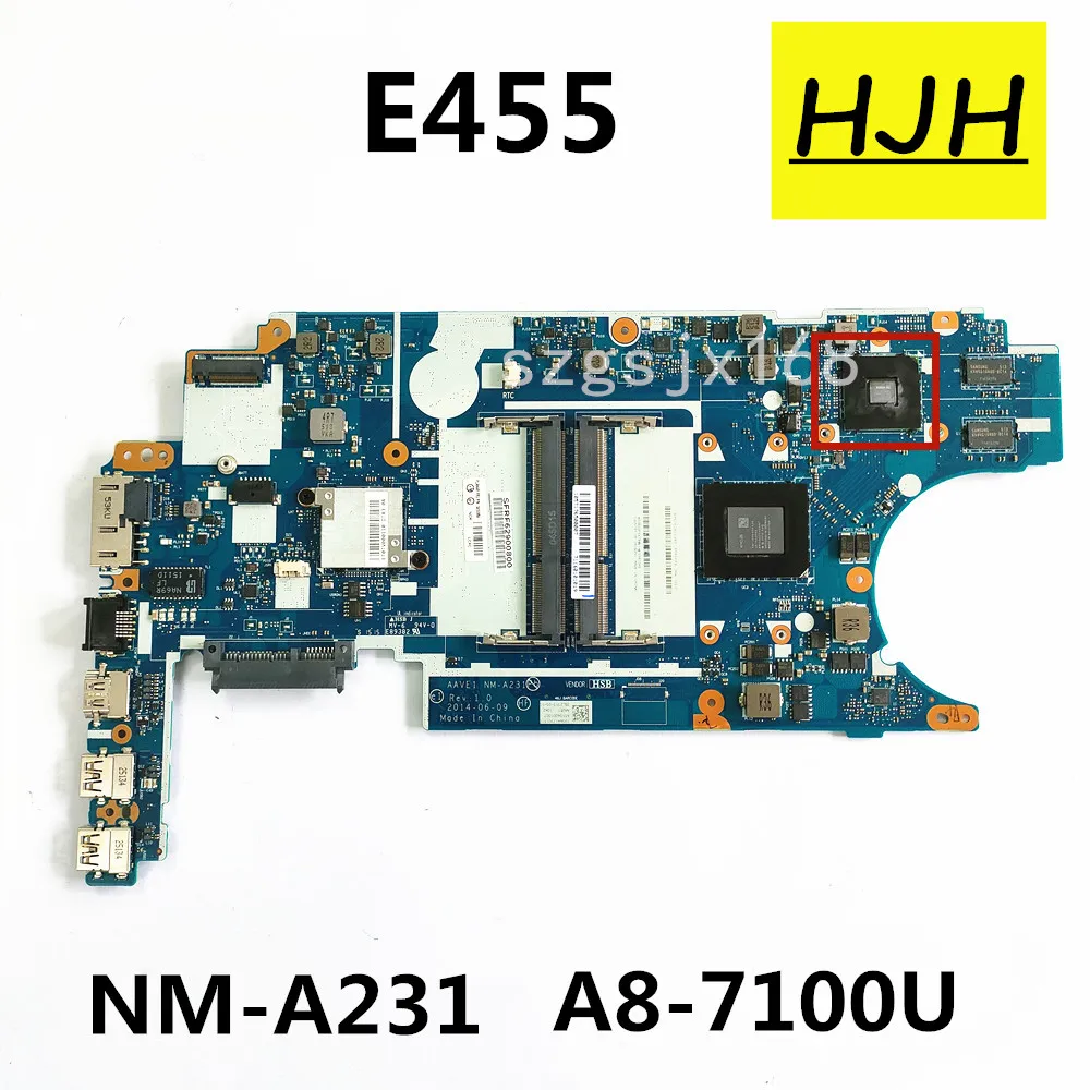 

FOR Lenovo ThinkPad E455 Notebook Motherboard NM-A231 With A8-7100U CPU Discrete Graphics Motherboard