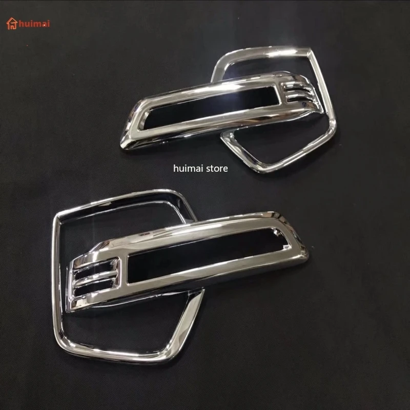 For  Honda Odyssey  2018 RC1 RC2 Japanese Edition Chrome Bumper Front Fog Light Lamp Cover Trim Bezel