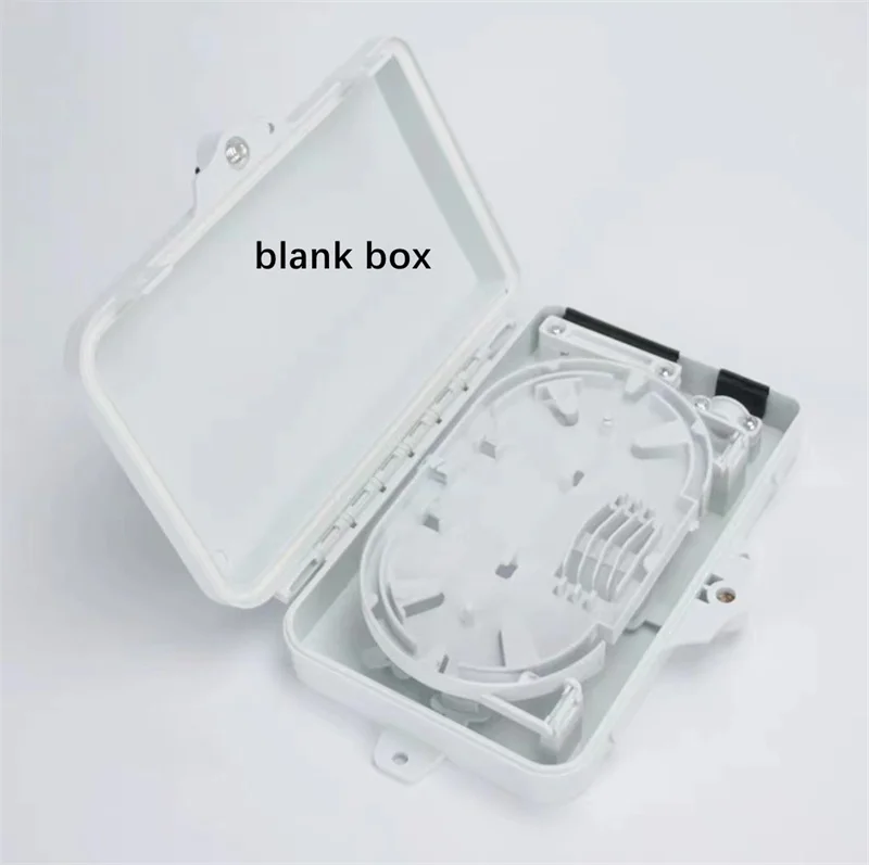 4포트 FTTH 분배함 3개 SC FC LC 벽걸이형 완전 설치 단자함 실내 ABS IP65 광섬유 접속함