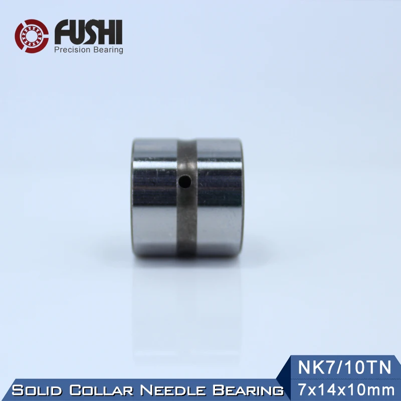 NK7/10TN Bearing 7*14*10 mm 4PC Solid Collar Needle Roller Bearings Without Inner Ring NK7/10 TN NK710 Bearing