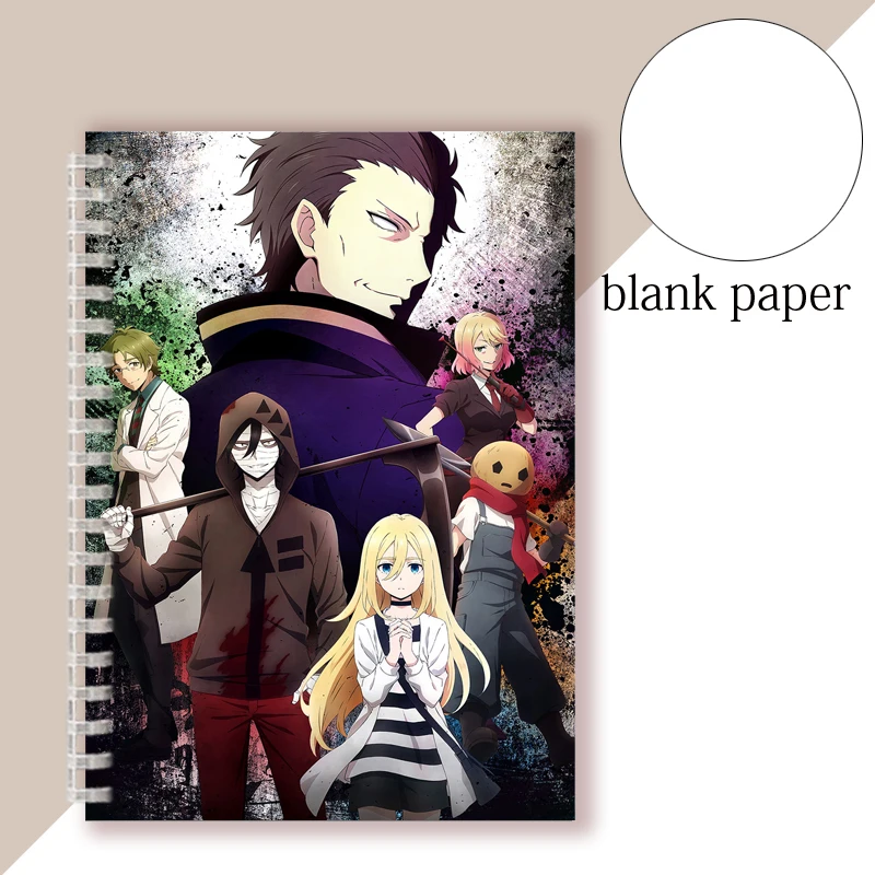 Anime Angels of Death Notebook Spiral Ring Journal Filler Cartoon Rachel Gardner Ray Zack Satsuriku no Tenshi Poster Girls Gift