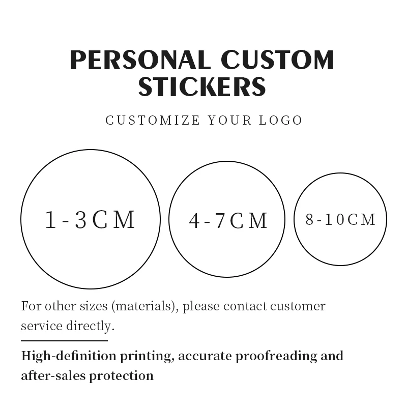 100PCS custom sticker and Customized LOGO/Wedding stickers/Design Your Own Stickers/Personalized stickers Food & Beverage Labels