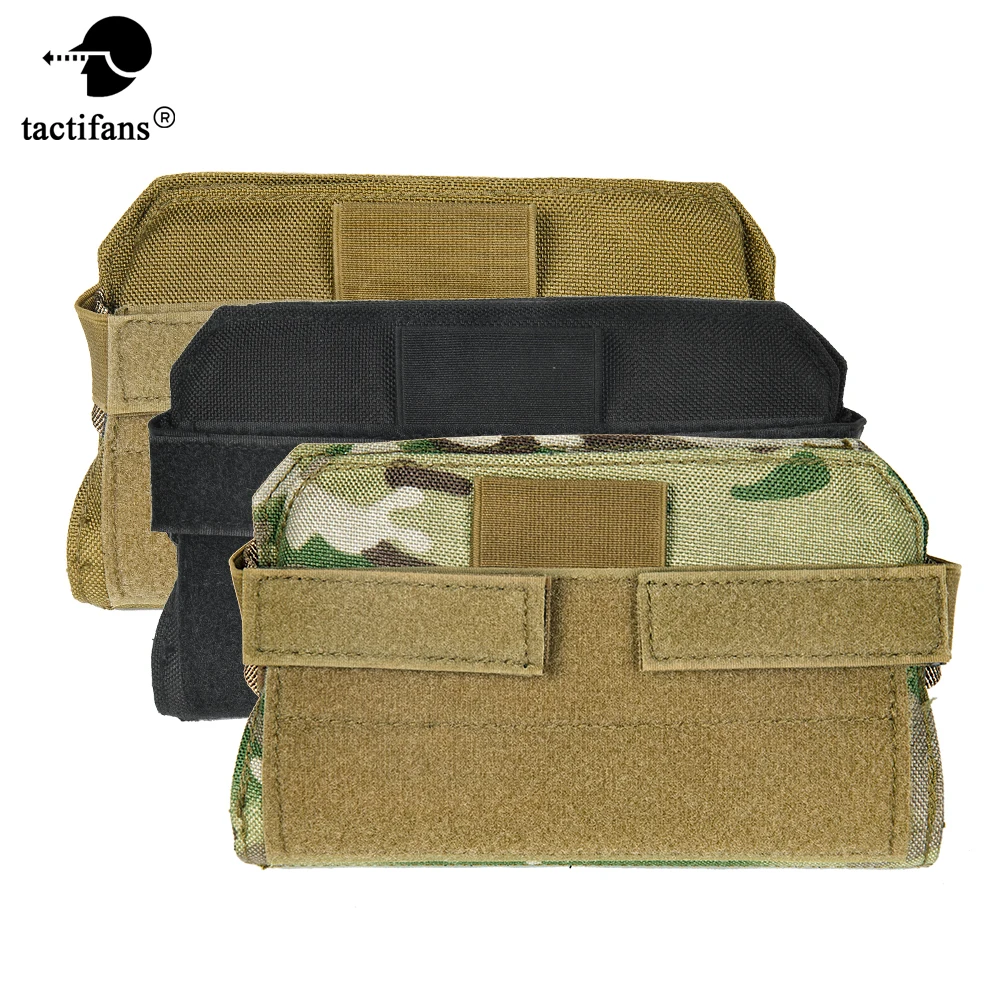 Tactical Admin Phone Pouch Smartphone Case Holder MOLLE Plate Carrier Vest Front Panel Belt Stiky Pack Paintball Accessories