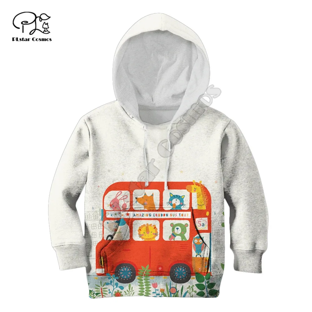 

Amazing London Bus Tour Custom 3d Hoodies zipper coat Long Sleeve Pullover Sweatshirt Tracksuit Hooded/pants/family t shirts