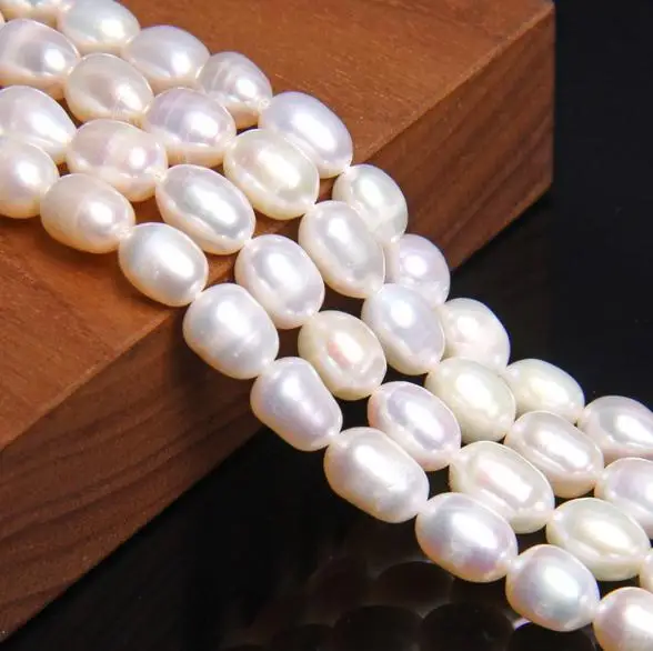 

New Arrival Favorite Pearl Jewelry 5-6mm Oval Natural Real Freshwater Pearl Loose Bead For DIY Necklace Bracelet Earrings Making