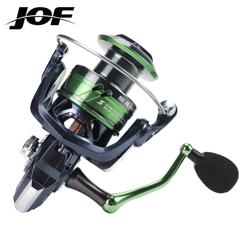 

JOF SIII-R Innovative Water Resistance Spinning Reel 10KG Max Drag Power Fishing Reel for Bass Pike Fishing