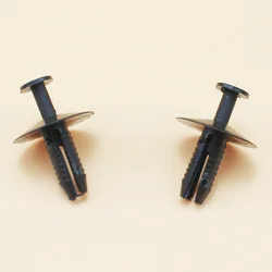 KUMMYY 10Pcs Black Nylon Door Sill Rivet Bumper Trim Clip Retainer 51118174185 fit for BMW Series 3 5 7 E46 E38 E39 E53 X5