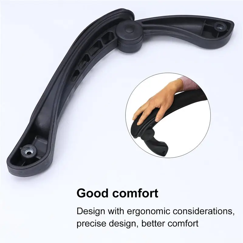 1 Pair Universal Office Chair Handle Pads Accessories Movable Plastic Handrail Furniture Accessories for Computer Chair