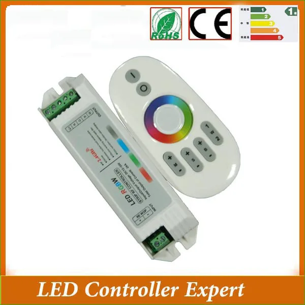 10pcs/lot Wireless RF 2.4G Remote Control RGBW LED Controller For RGBW LED Strips Music Controller Strip Light DC 12-24V