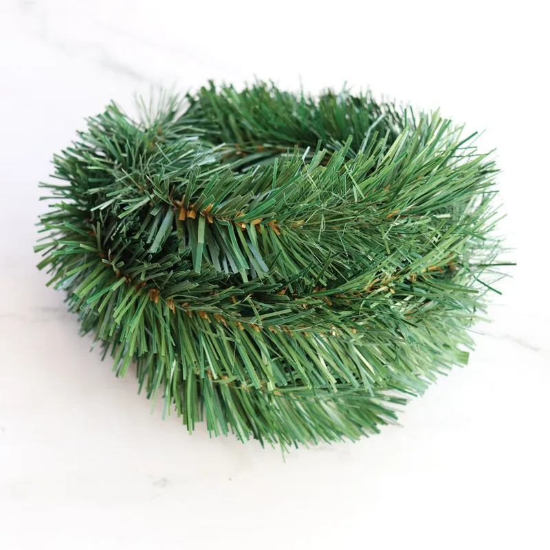 Simulated Plant Christmas Tree Wreath Wall Decorative Grass Strip Simulated Pine Needle PVC Decorative Pine Needle Strip