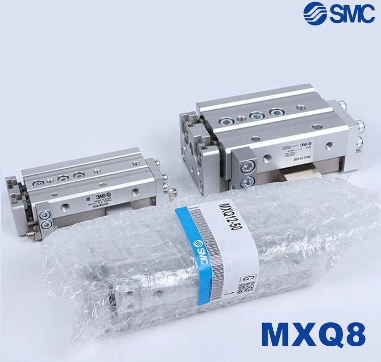 MXQ MXQ8 SMC MXQ8-10 MXQ8-20 MXQ8-30 MXQ8-40 MXQ8-50 MXQ8-75 Slide Guide Cylinder Pneumatic