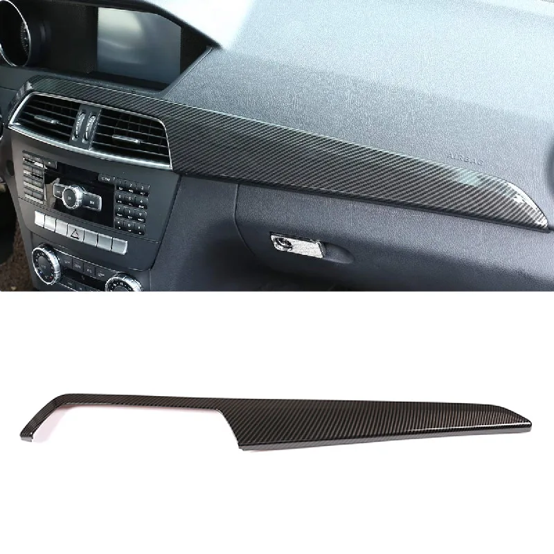 

Carbon Fiber Style For Mercedes Benz C Class W204 C180 C-Class C200 2010-2013 ABS Car Center Console Decoration Panel Cover Trim