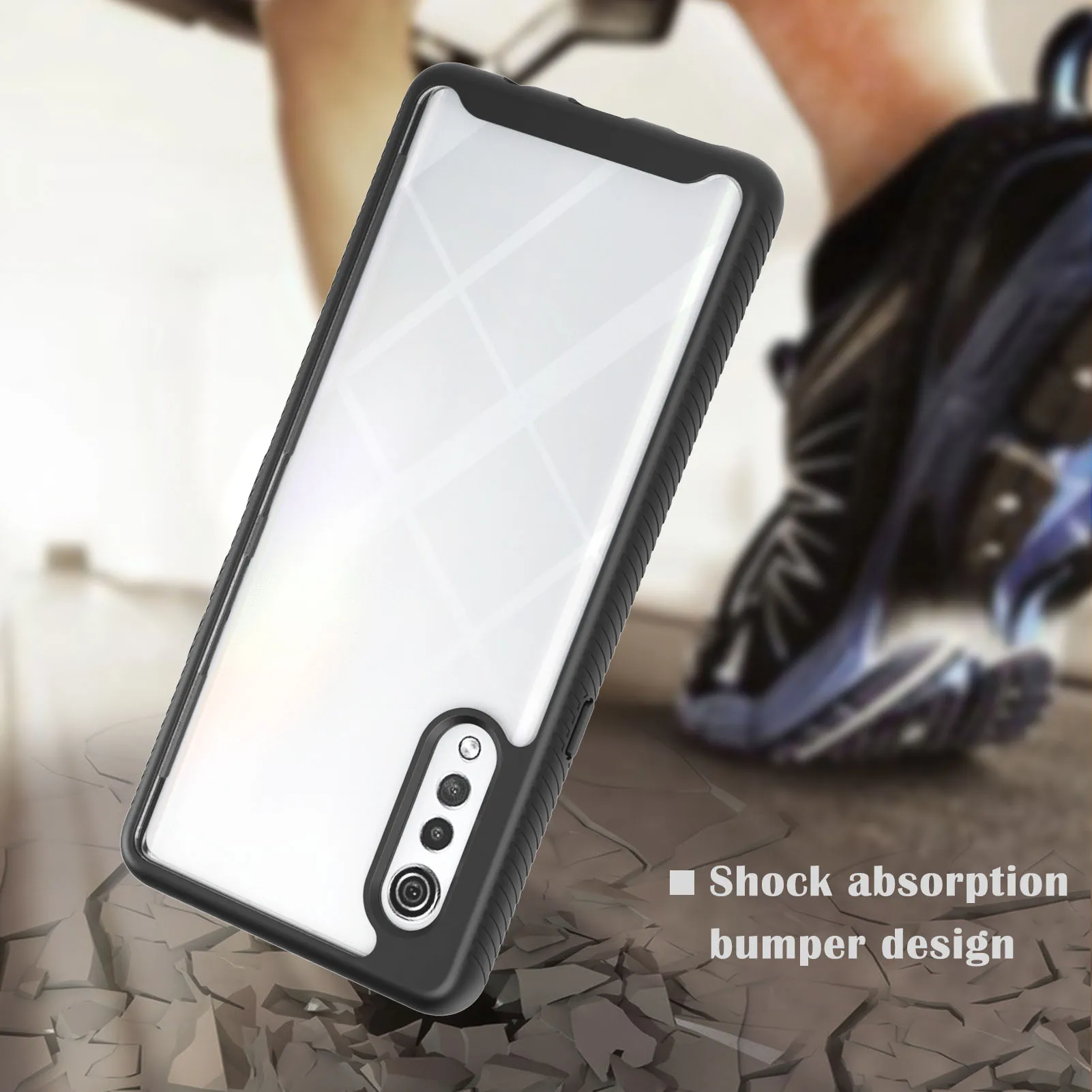 Hybrid Rugged Armor Shockproof Phone Case For LG Velvet 5G G9 V60 G8 V50s G8X ThinQ Soft TPU Frame Transparent Back Cover Fundas