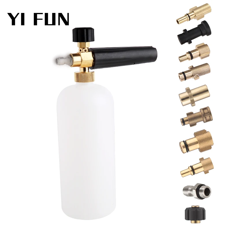 High Pressure Soap Foamer Snow Foam Lance Foam Nozzle Generator For Karcher Bosch Elitech Lavor Pennik Sink High Pressure Washer