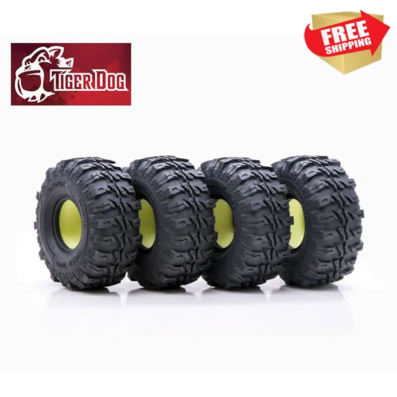 

RC Radio control car TigerDog 1.9 inch tires axial SCX10 90046 D90 traxs TRX4 option upgrade parts