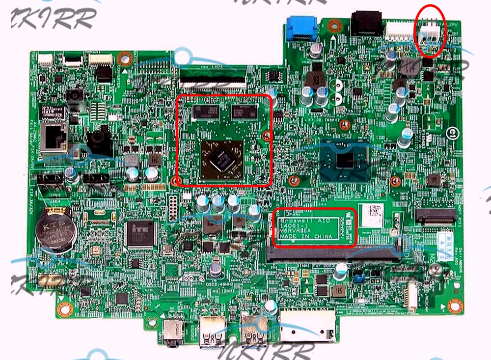 

Braswell AIO 14061-1 14061-2 M6RVR N3700/J3710 1MFK5 7YN2Y 9KM1X P2F3G C3MP7 R5-2G DDR3L for Dell Inspiron 3052 3452 Motherboard