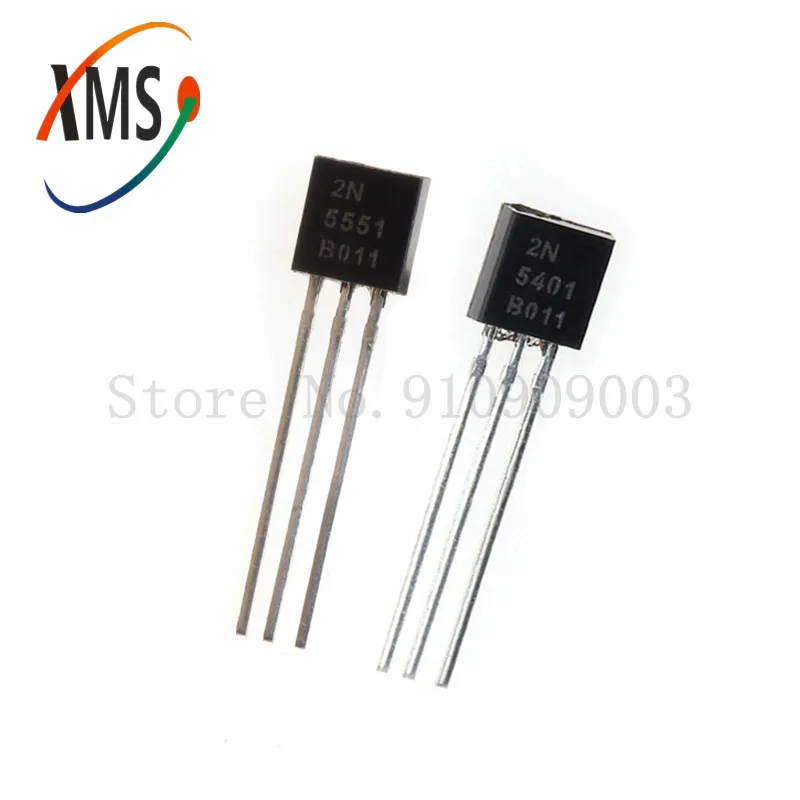 100pcs 2N5401 2N5551 TL431 TL431A 78L05 2SA970 2SC2240 A970 A2240 transistor