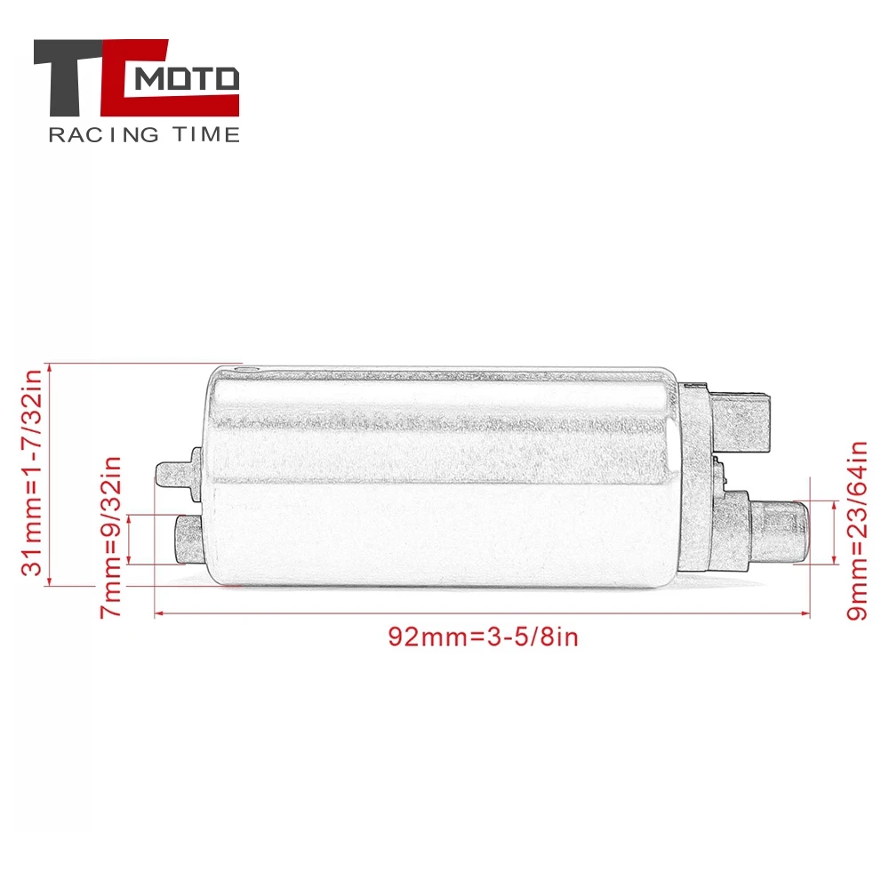 Motorcycle Electric Fuel Pump For Honda CRF250RL CRF250R CRF450R CRF450RX CBR125 CBR125RW JC39 Pit Dirt Bike 16700-KTY-D31