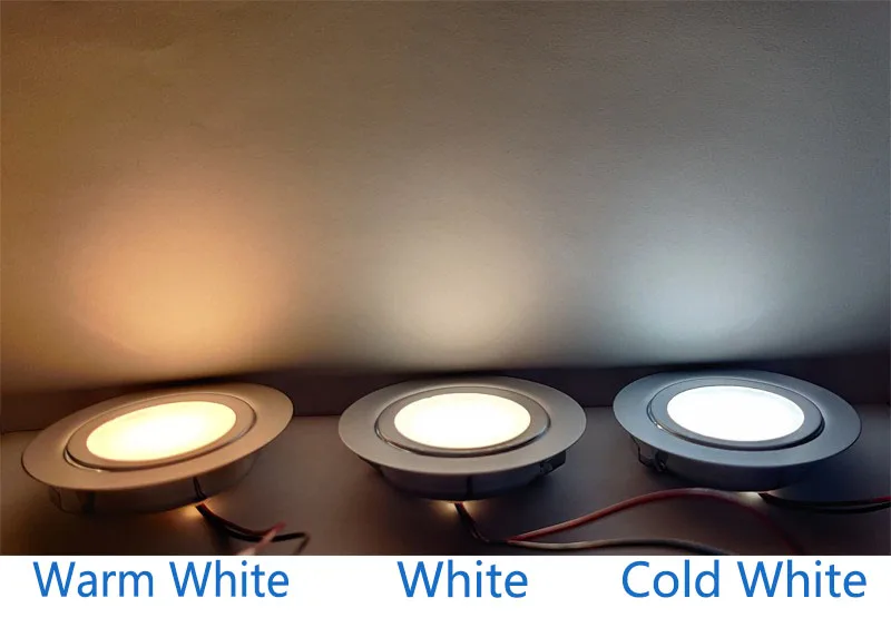 Dimmable 3W 5W 12V 24V Led Spot Light Slim14mm Recessed Ceiling Light D55mm Home Hotel Living Room Bulb Kitchen RV Downlight