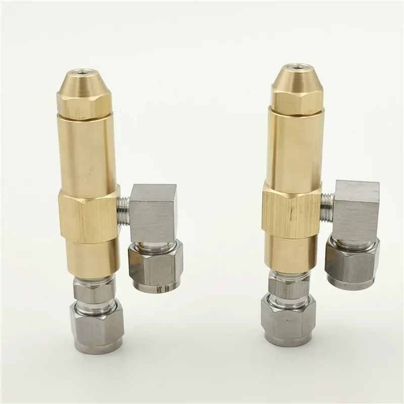 Boiler Combustion Oil Jet Waste Oil Heater Parts  Alcohol-Based Burner Nozzle Brass Gas Water Two Fluid Sprayer