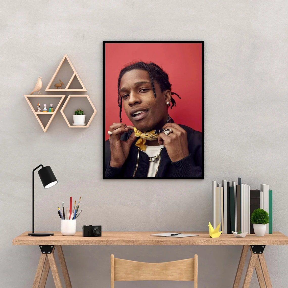ASAP Rocky Music Star Poster Canvas Art Print Home Decoration Wall Painting ( No Frame )