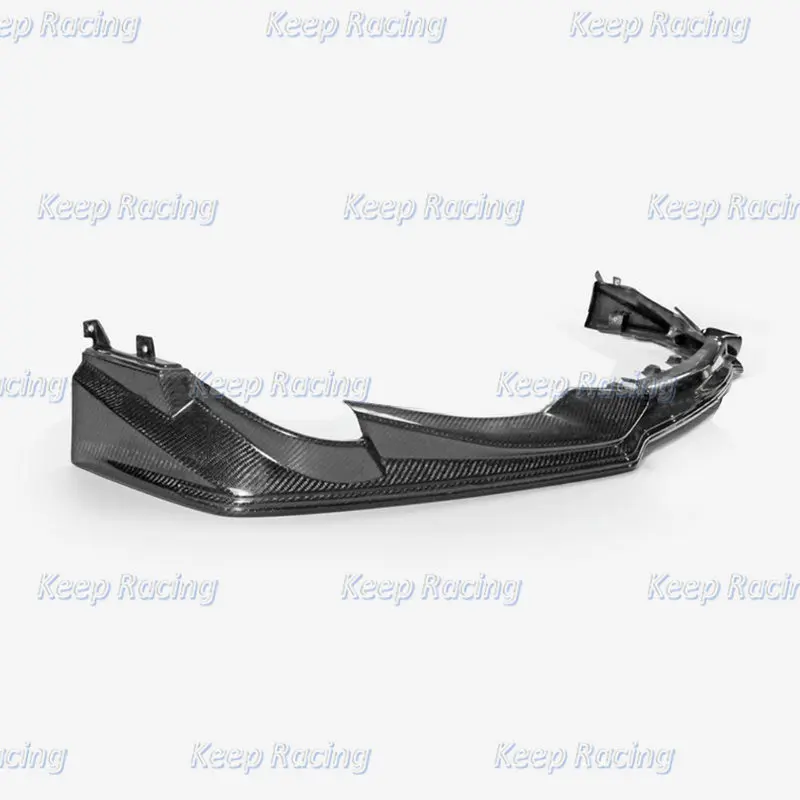 OEM Style Carbon Fiber Front Lower Lip Splitter For Honda 15-17 Civic Type R FK2 5 Door Hatchback Fibre OE Bumper Under Spoiler