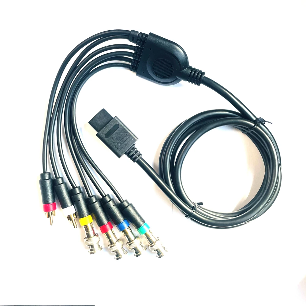 

10PCS Multifunctional Game console RGBS/RGB Color Monitor Cable for SFC N64 NGC Game Control Accessories Plus 4 BNC Heads