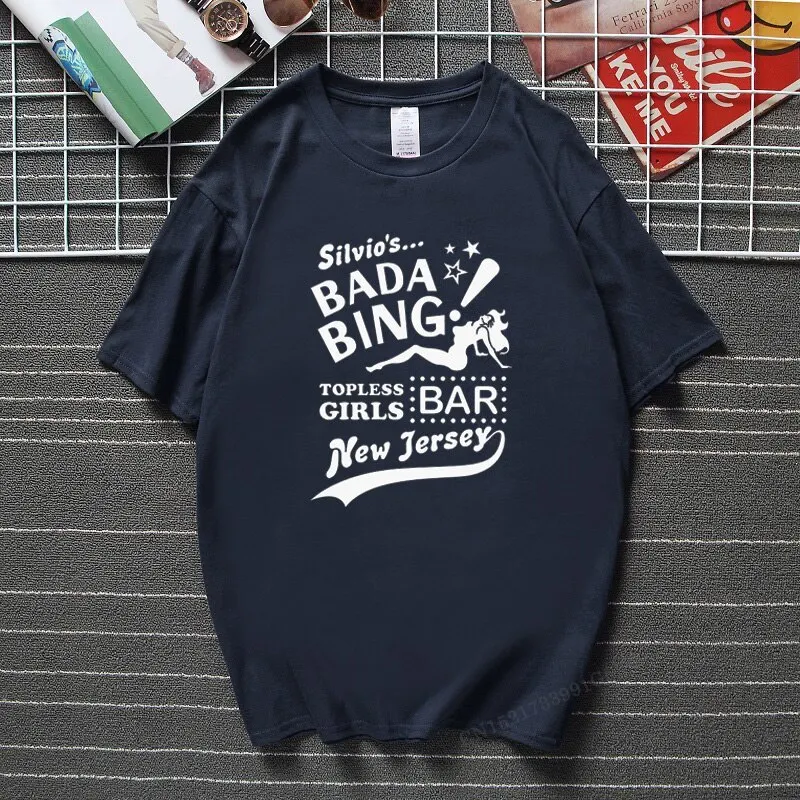 The Sopranos T-Shirt Bada Bing Club Based On The Cult Tv Dvd Series New Streetwear Top T Shirt Top Cotton Camisas Hombre Tshirts