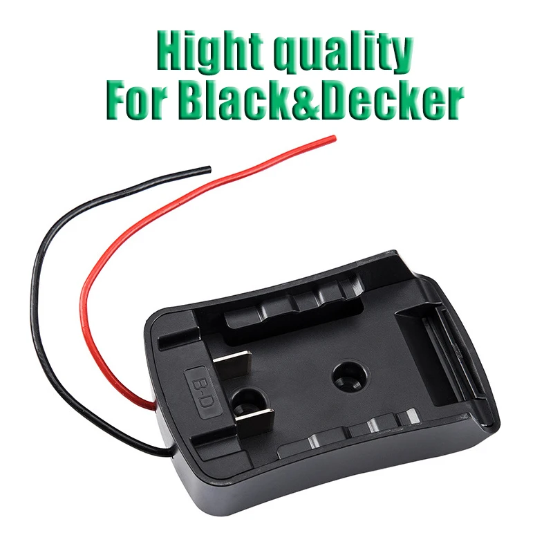 Adaptador de alimentação para makita & 18v bateria montagem de energia conector adaptador doca titular com 12 fios awg adapte para dewalt novo