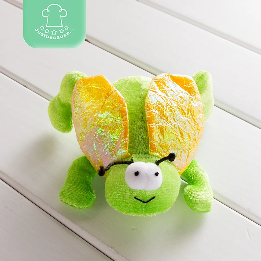 Kawaii Stuffed Plush soft Toy baby Kids 0-1 year Insect Bee Bug Zip Along, 12CM Baby Doll