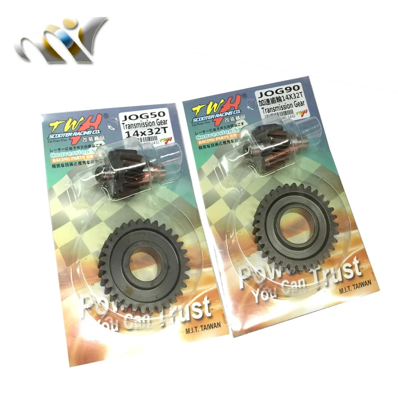 Zestaw przekładni sportowej do skutera JOG50 1E40QMB 3KJ 15x31T 14x32T 14x32T 13x34T JOG 50 JOG 90, wysokowydajna przekładnia do wyścigów, przekładnie o wysokiej prędkości
