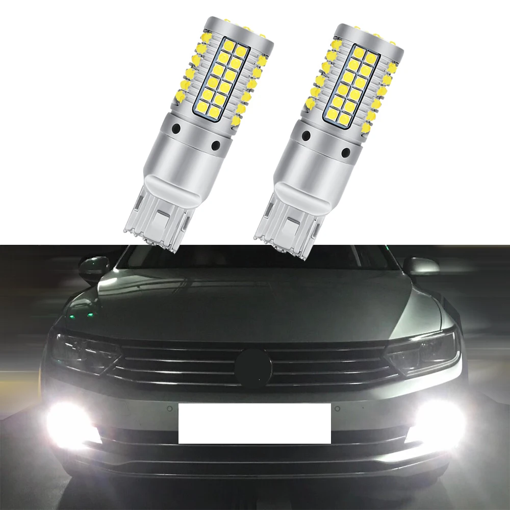 2 sztuk dla Volkswagen VW PASSAT 3G B8 2015-2020 akcesoria do świateł samochodowych LED światło do jazdy dziennej DRL 1500LM Canbus T20 W21W 7440
