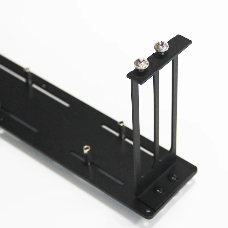 Вертикальное размещение под углом 90 °, графическая фотография, основание для графической карты памяти, алюминиевая поддержка переходного кабеля x16 PCI-E для 3080