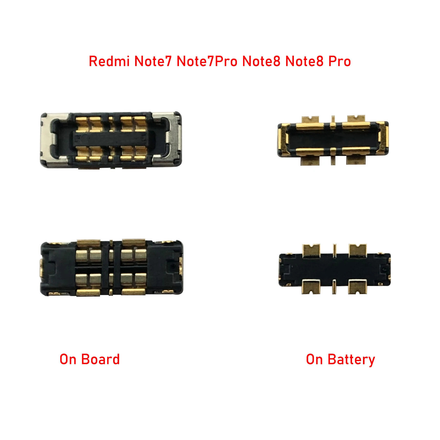 5PCS Inner Battery FPC Connector Clip Contact For XiaoMi Mi 9 11 CC9e Play A3 F1 9t Pro Redmi 7 K30 Note7 Pro Note8 K20Pro K20